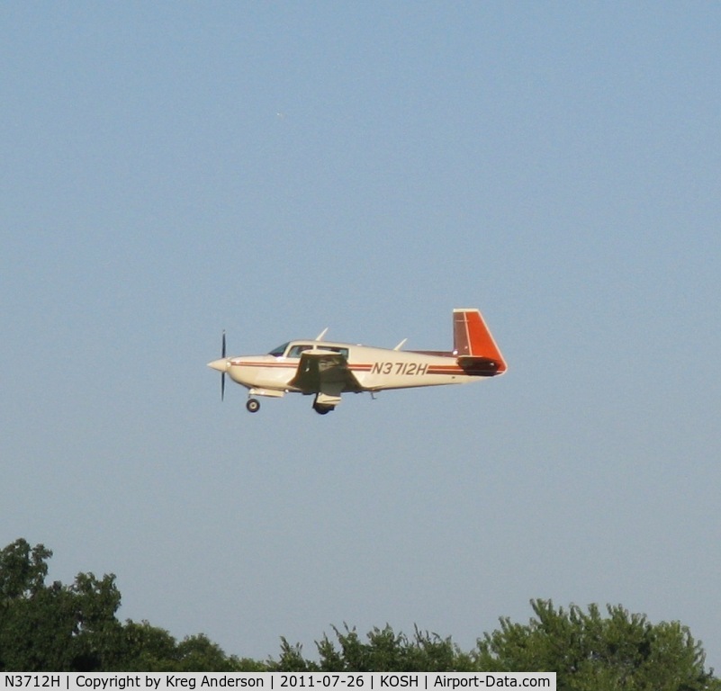 N3712H, 1979 Mooney M20J 201 C/N 24-0909, EAA AirVenture 2011