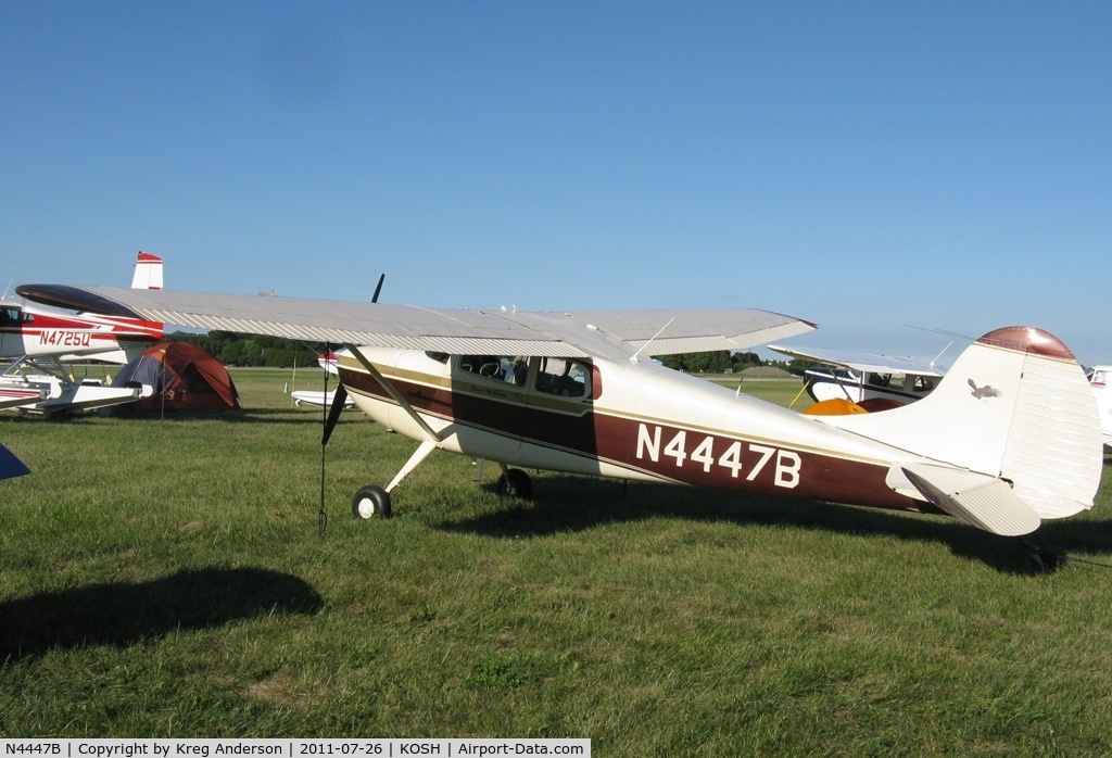 N4447B, 1955 Cessna 170B C/N 26791, EAA AirVenture 2011