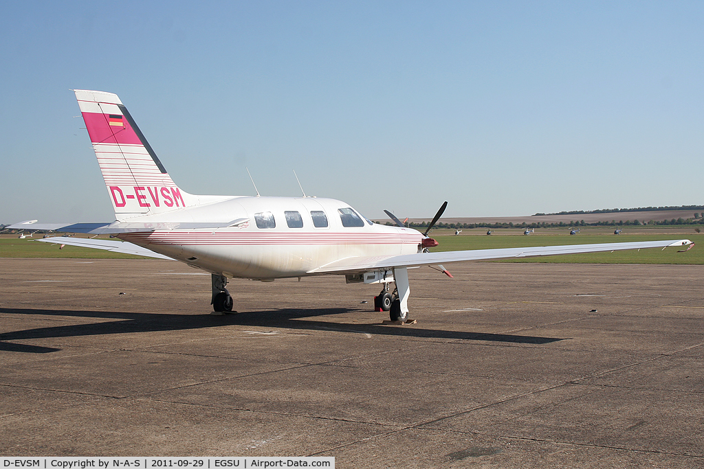 D-EVSM, Piper PA-46-350P Malibu Mirage C/N 4622072, Visitor