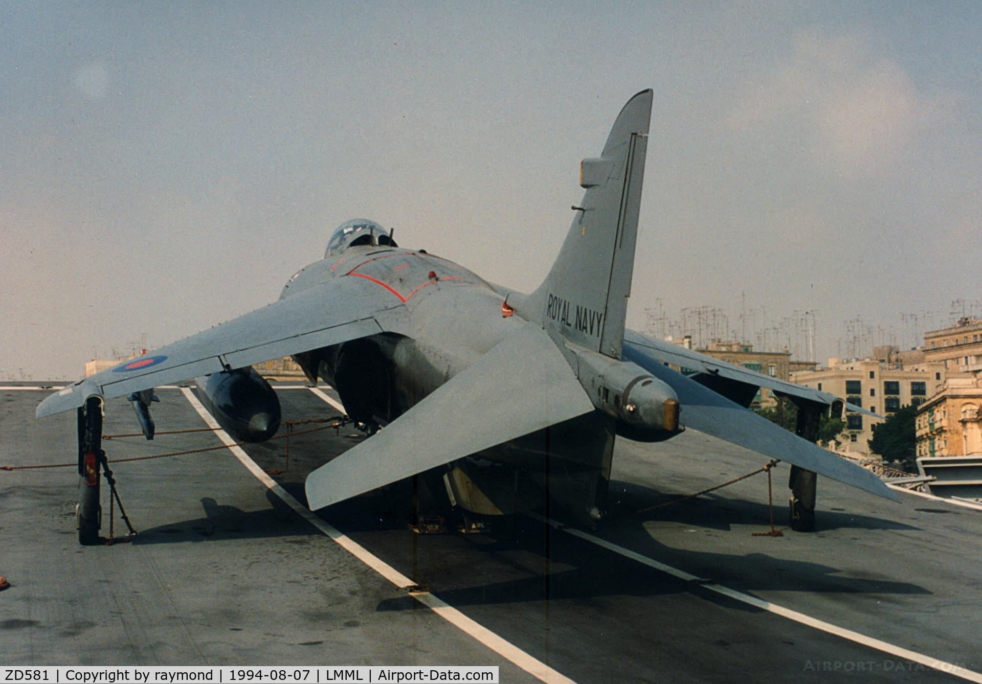 ZD581, 1985 British Aerospace Sea Harrier F/A.2 C/N 912044/B38/P31, Harrier FRS1 ZD581/000 Royal Navy