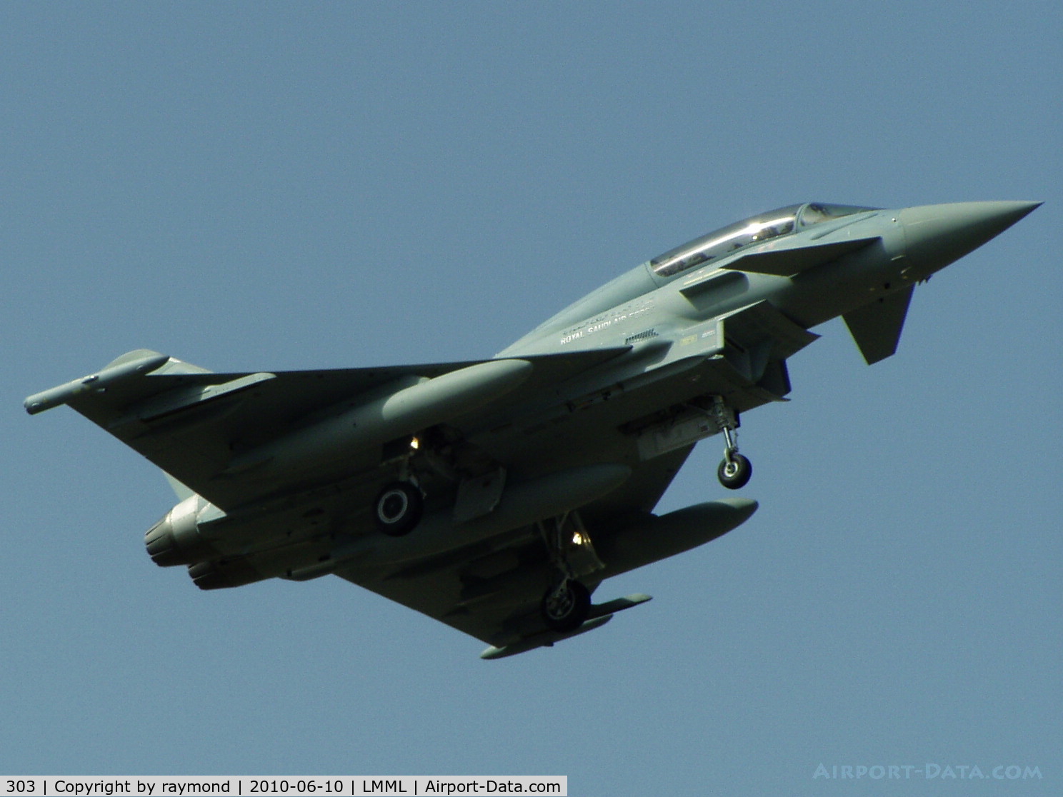 303, 2010 Eurofighter EF-2000 Typhoon T C/N CT003/BT020/238, Typhoon ZK071(303) Royal Saudi Air Force