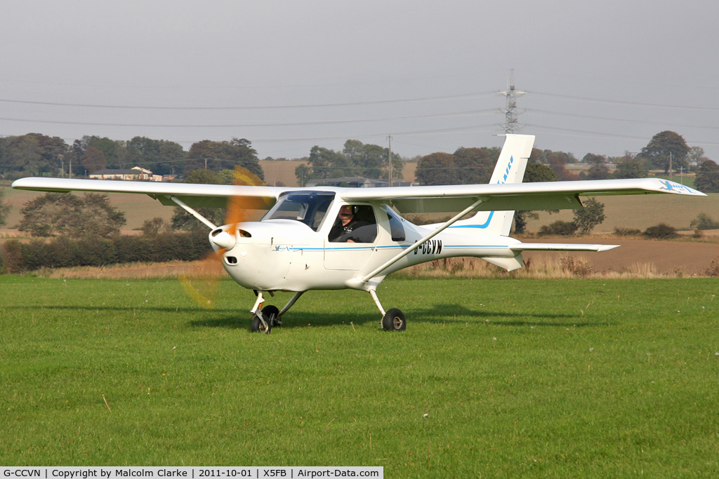 G-CCVN, 2004 Jabiru SP-470 C/N PFA 274B-13677, Jabiru SP-470 at Fishburn Airfield, UK in October 2011.