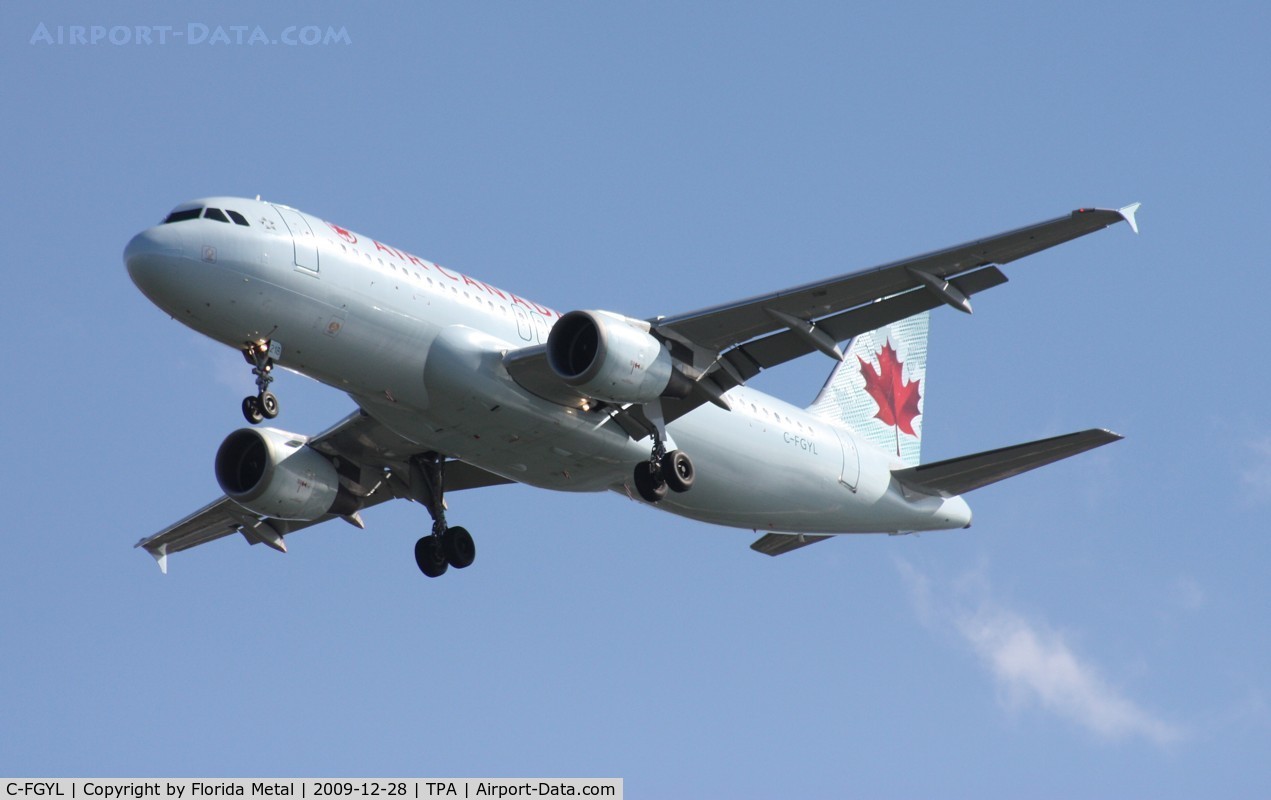 C-FGYL, 1991 Airbus A320-211 C/N 254, Air Canada A320