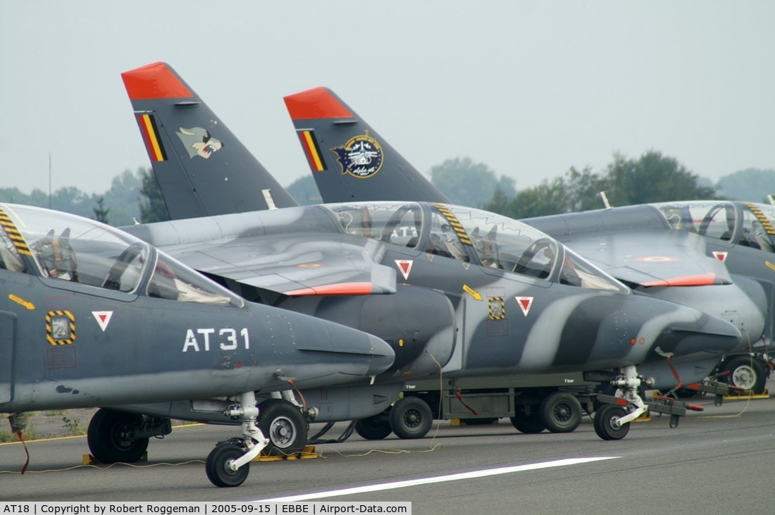 AT18, Dassault-Dornier Alpha Jet 1B C/N B18/1067, European Trainers Meet 2005.25 YEARS A-JET Grey camo