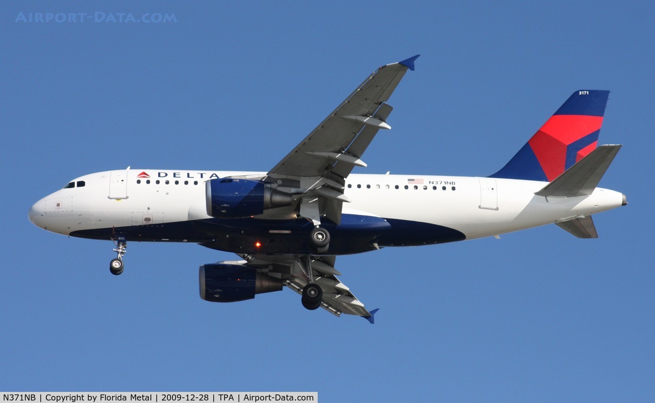 N371NB, 2003 Airbus A319-114 C/N 2095, Delta A319