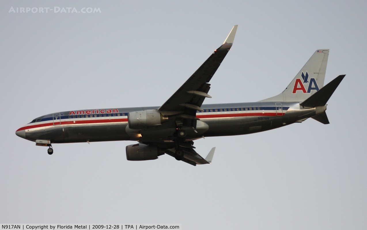 N917AN, 1999 Boeing 737-823 C/N 29518, American 737-800
