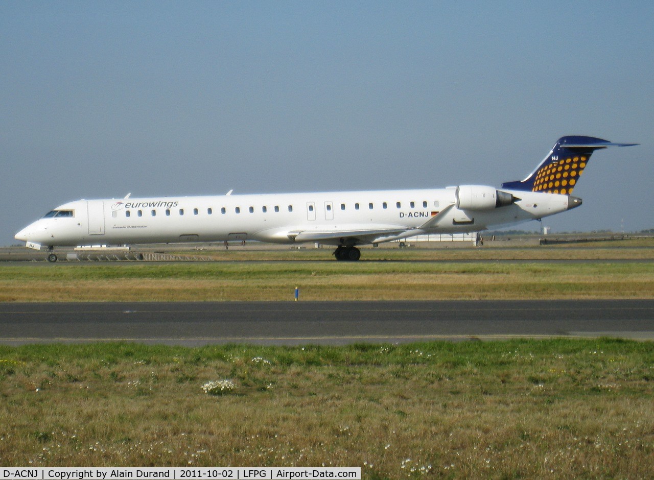 D-ACNJ, 2010 Bombardier CRJ-900 NG (CL-600-2D24) C/N 15249, Eurowings was formed in 1992 by the merger of NFD and RFD