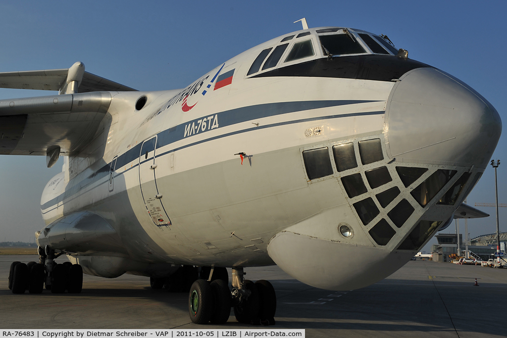 RA-76483, 1986 Ilyushin Il-76TD C/N 0063468042, Aviacon Zitotrans Ilyushin 76