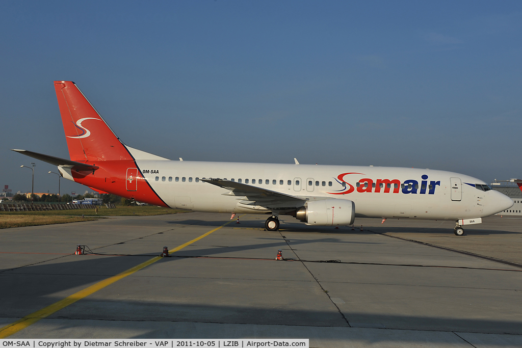 OM-SAA, 1992 Boeing 737-476 C/N 24439, Sam Air Boeing 737-400