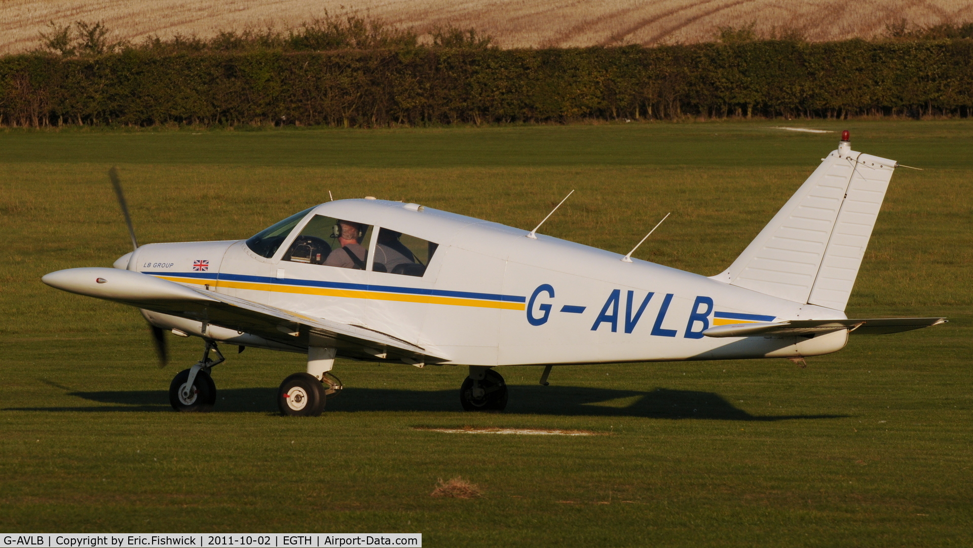 G-AVLB, 1967 Piper PA-28-140 Cherokee C/N 28-23158, 1. G-AVLB at Shuttleworth Autumn Air Display, October, 2011