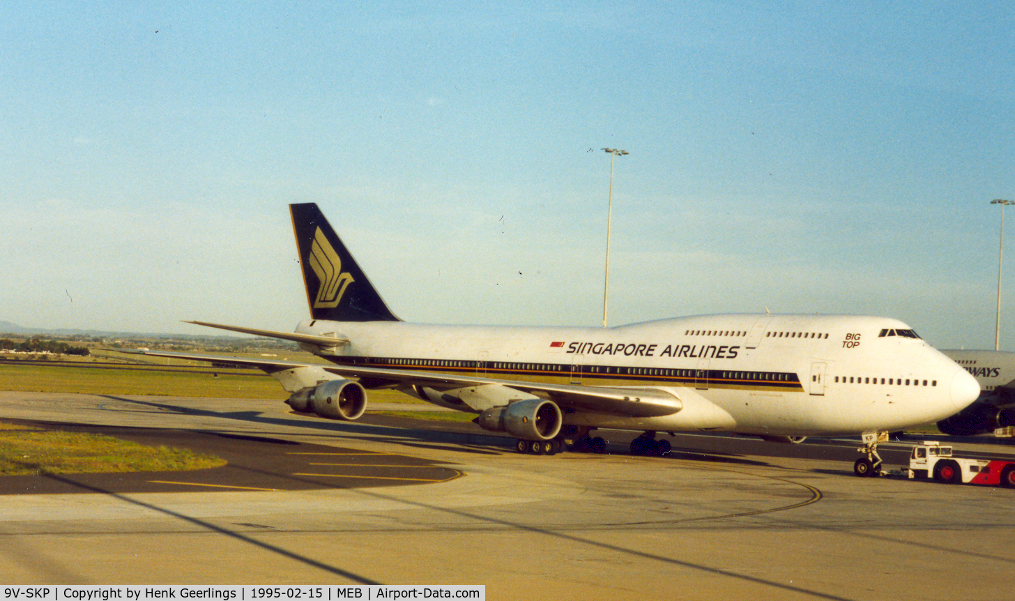 9V-SKP, 1987 Boeing 747-312 C/N 23769, Singapore Airlines B747 Big Top
