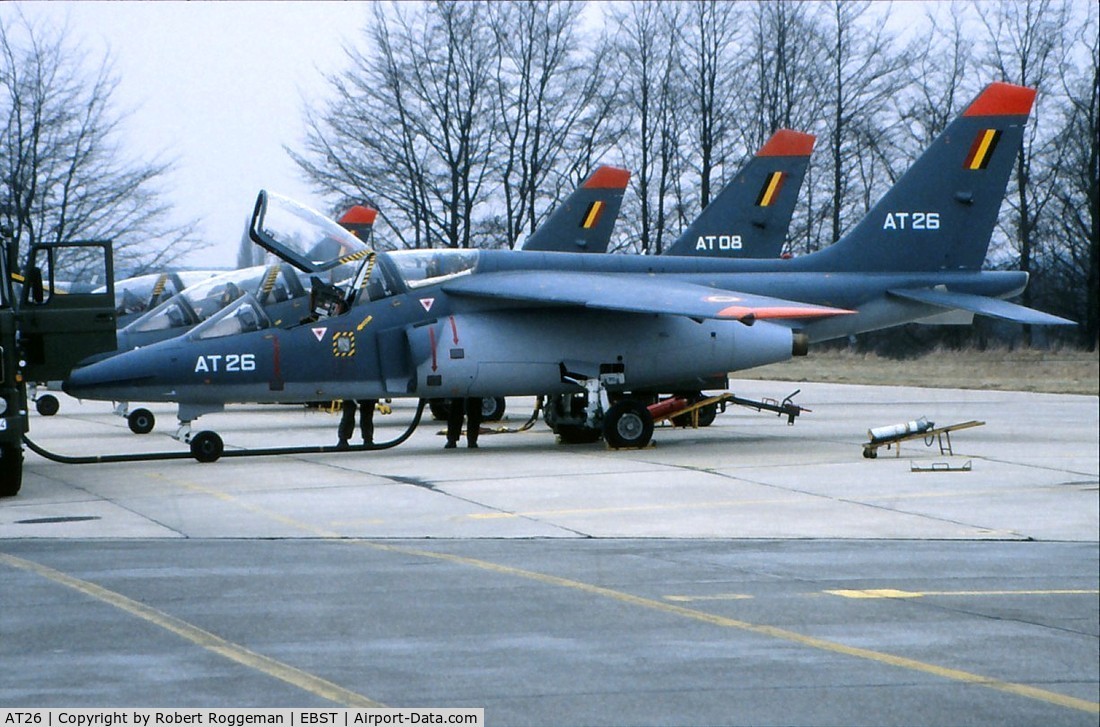 AT26, Dassault-Dornier Alpha Jet 1B C/N B26/1117, 1990's.