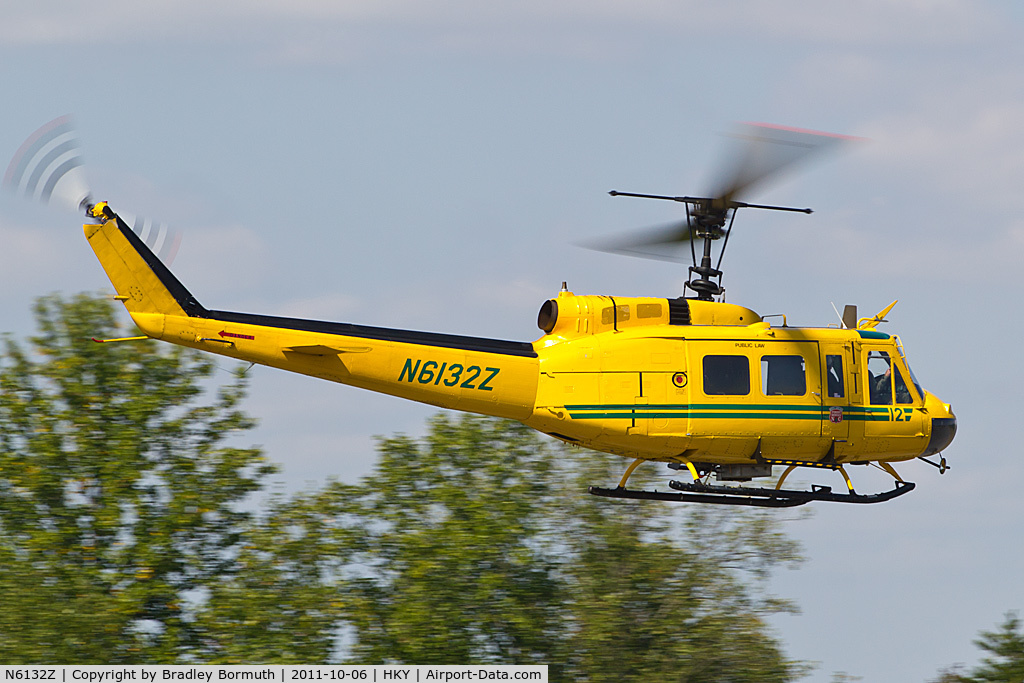 N6132Z, Bell UH-1H Iroquois C/N 68-16621, NCFS Huey 
