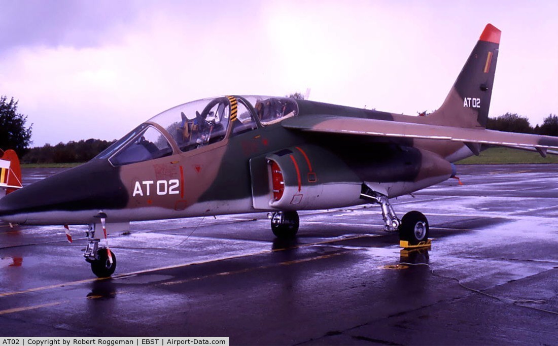 AT02, 1978 Dassault-Dornier Alpha Jet 1B C/N B02/1014, 1980's.