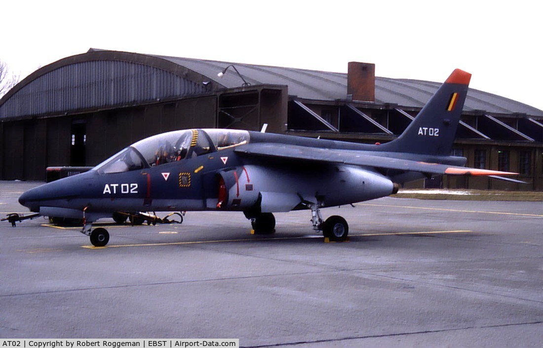 AT02, 1978 Dassault-Dornier Alpha Jet 1B C/N B02/1014, 1990's.