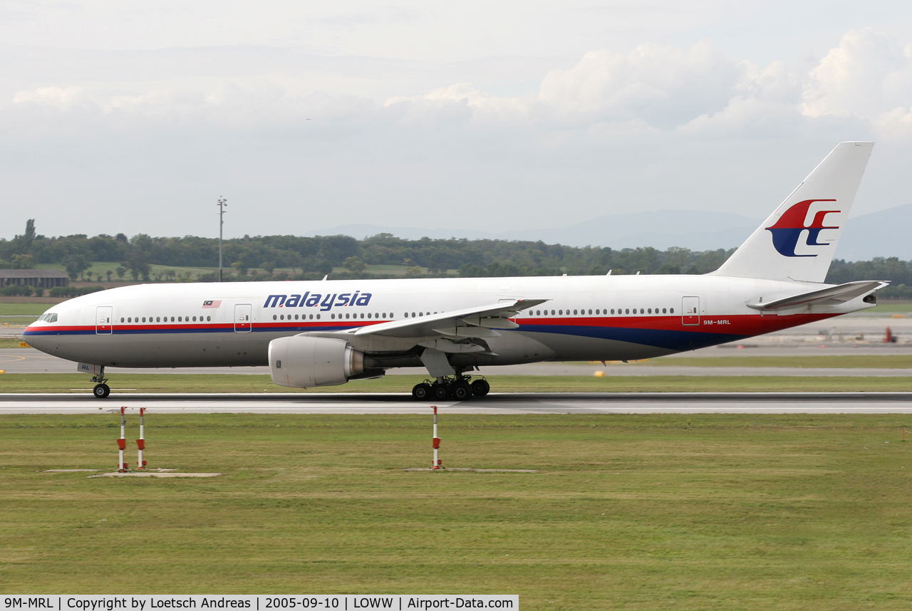 9M-MRL, 2001 Boeing 777-2H6/ER C/N 29065, Malaysia