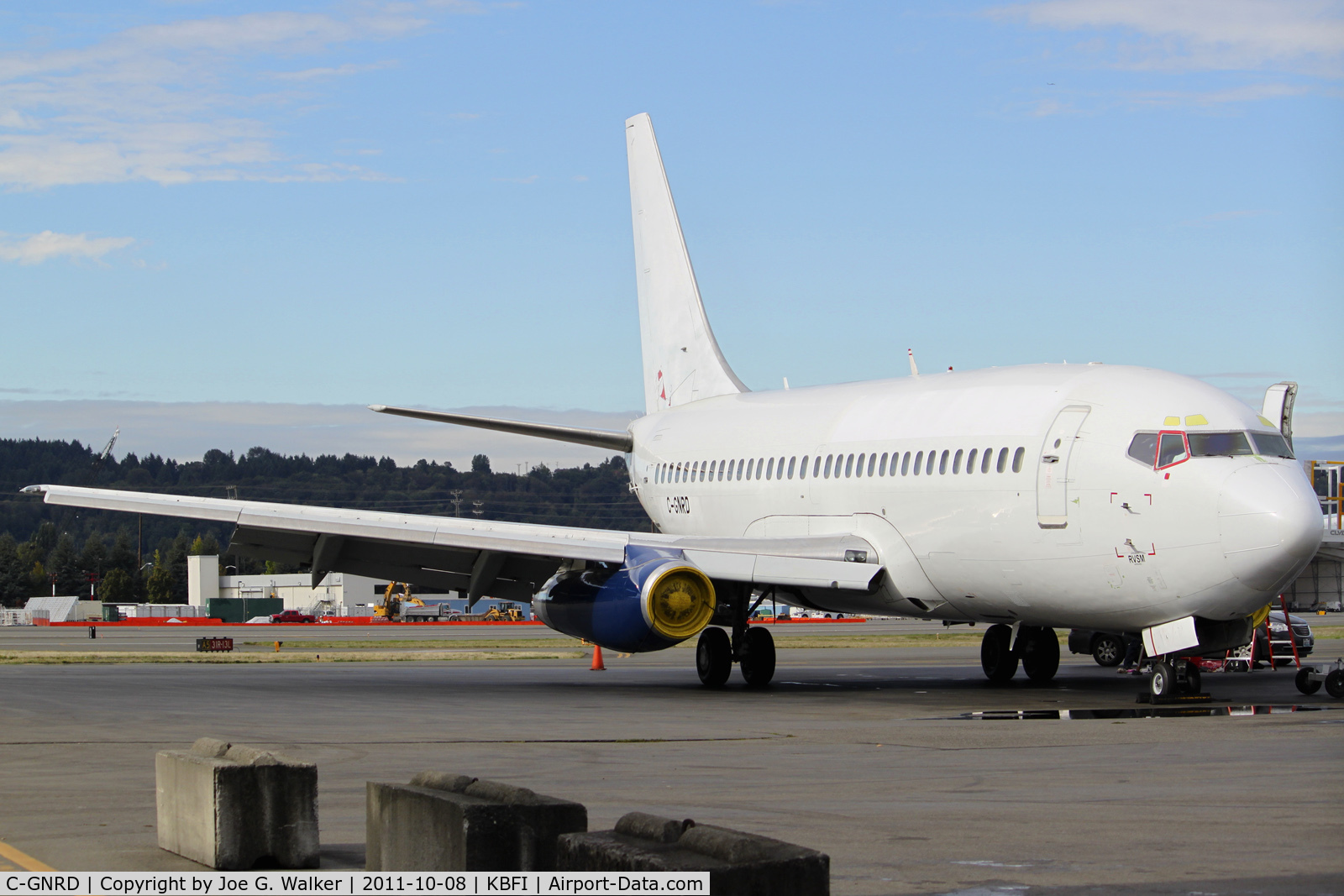 C-GNRD, 1979 Boeing 737-229C C/N 21738, Seen on the cargo ramp at BFI is this 737-229C operated by Nolinor Aviation.