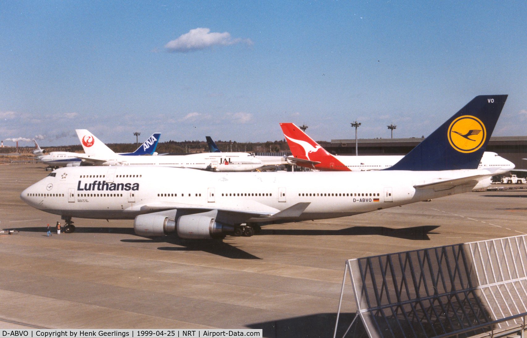 D-ABVO, 1996 Boeing 747-430 C/N 28086, Lufthansa