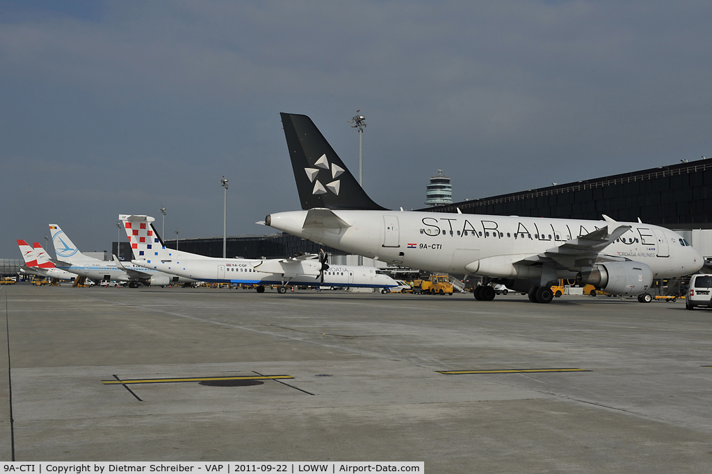 9A-CTI, 1999 Airbus A319-112 C/N 1029, Croatia Airlines Airbus 319