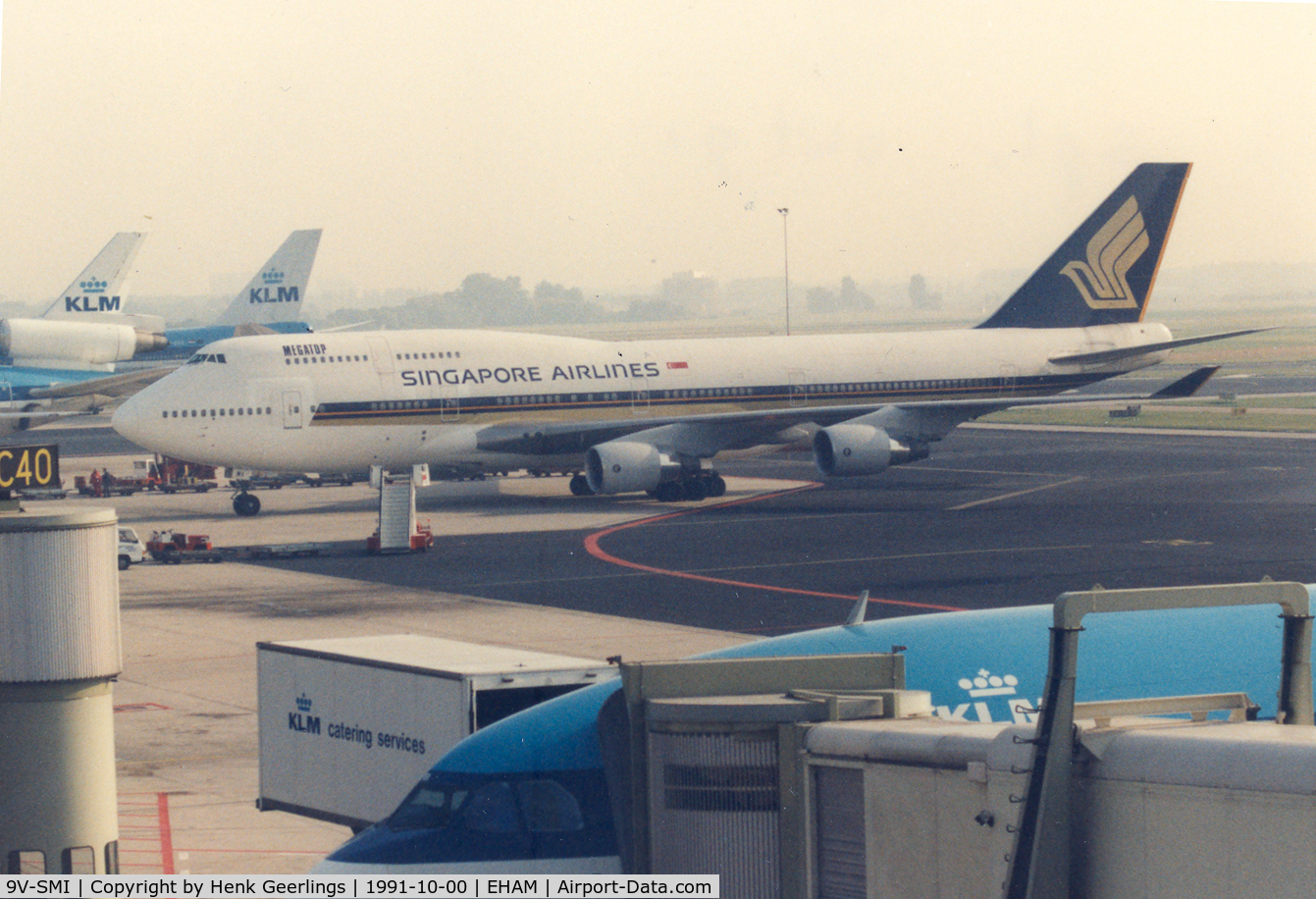 9V-SMI, 1991 Boeing 747-412/BCF C/N 24975, Singapore Airlines