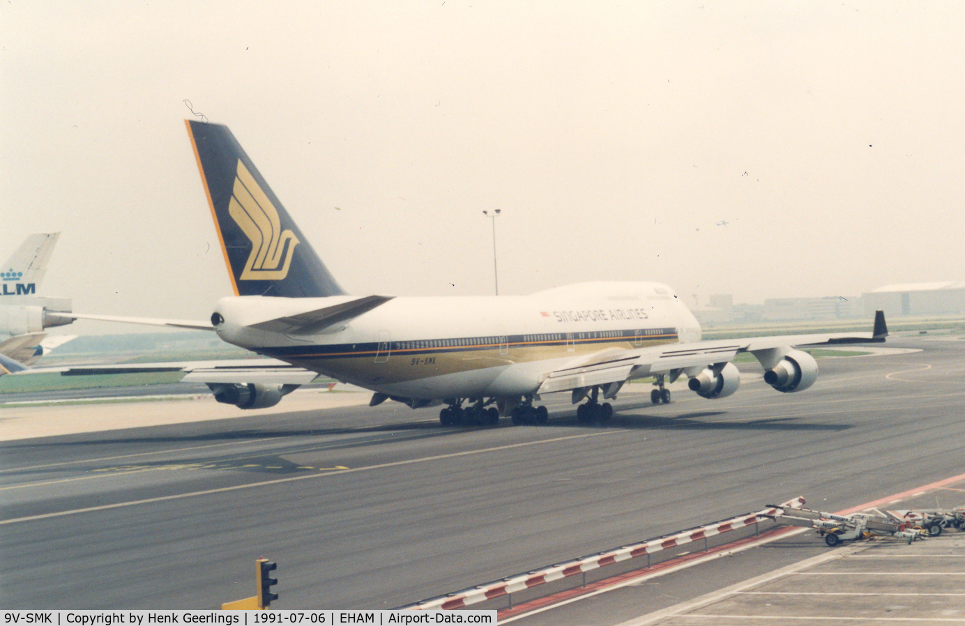 9V-SMK, 1991 Boeing 747-412 C/N 25127, Singapore Airlines
