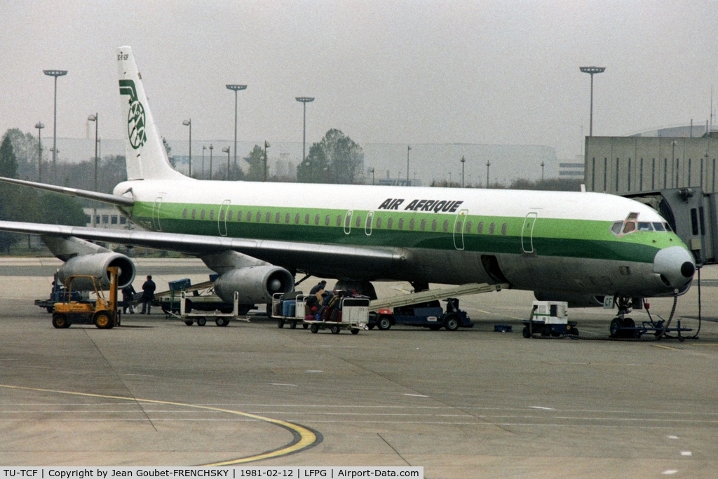 TU-TCF, 1970 McDonnell Douglas DC-8-63F C/N 46135, N'Djamena