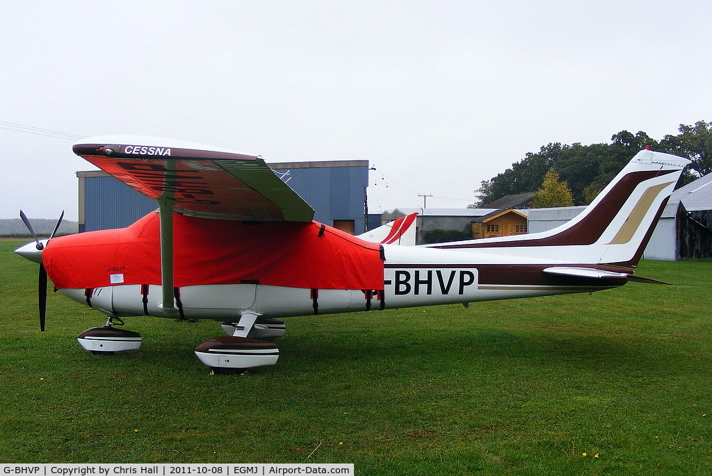 G-BHVP, 1979 Cessna 182Q Skylane C/N 182-67071, at Fullers Hill Farm, Little Gransden