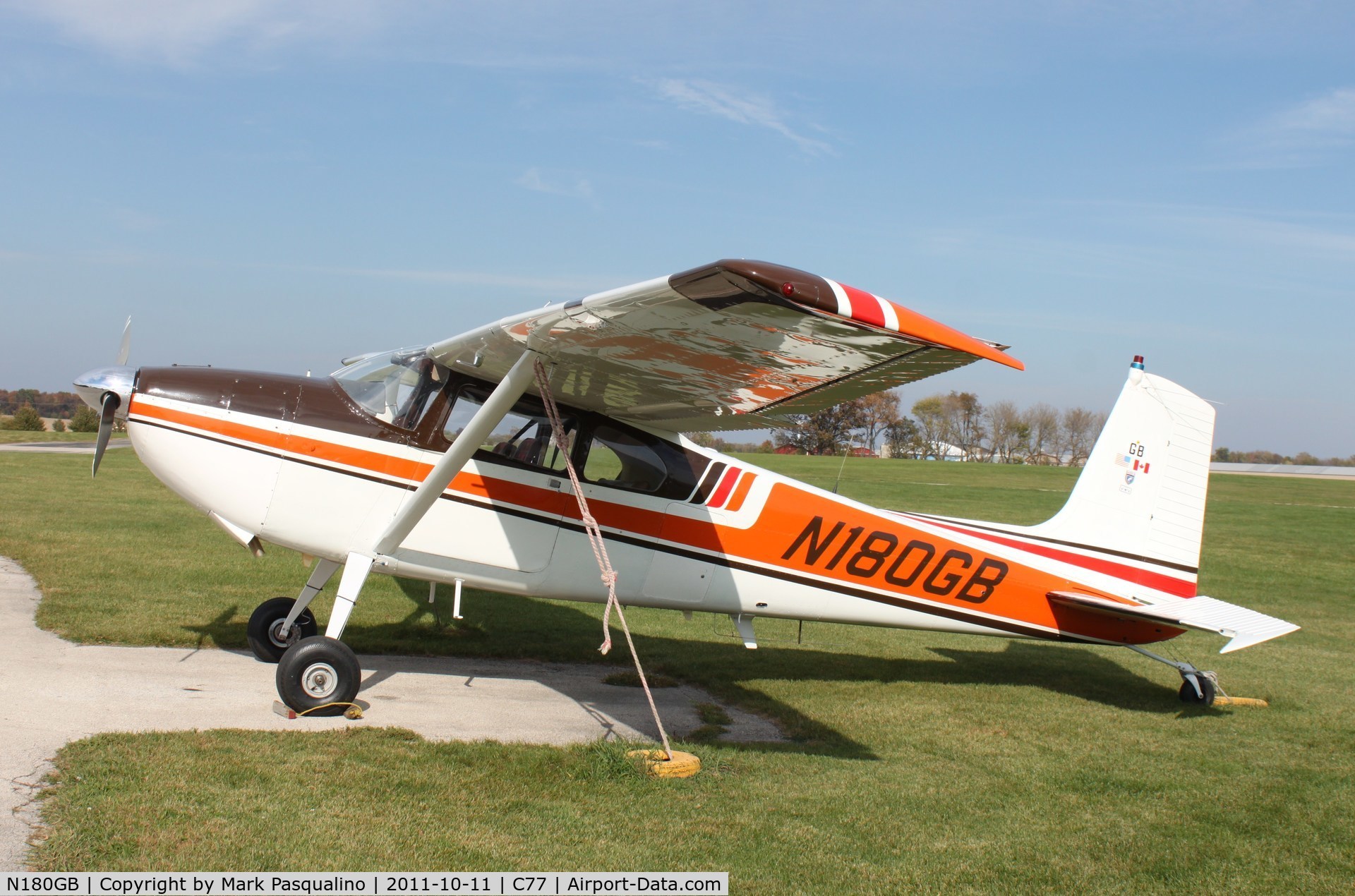 N180GB, 1953 Cessna 180 C/N 30498, Cessna 180
