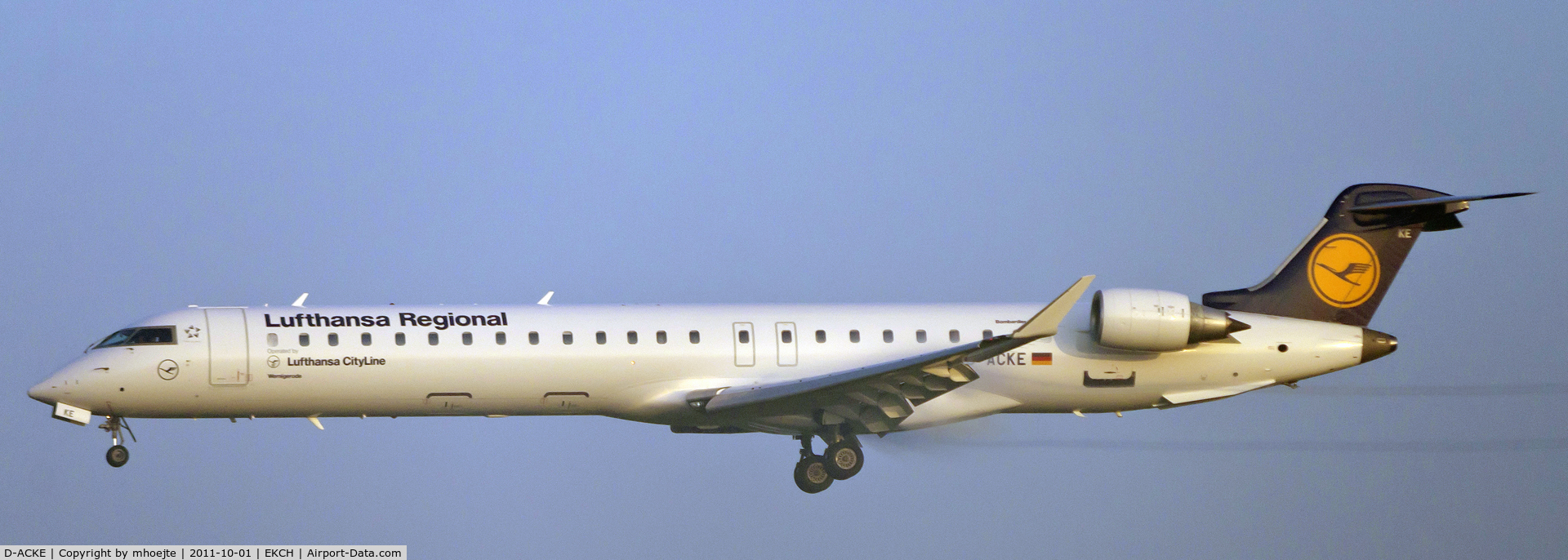 D-ACKE, 2006 Bombardier CRJ-900LR (CL-600-2D24) C/N 15081, Final Copenhagen