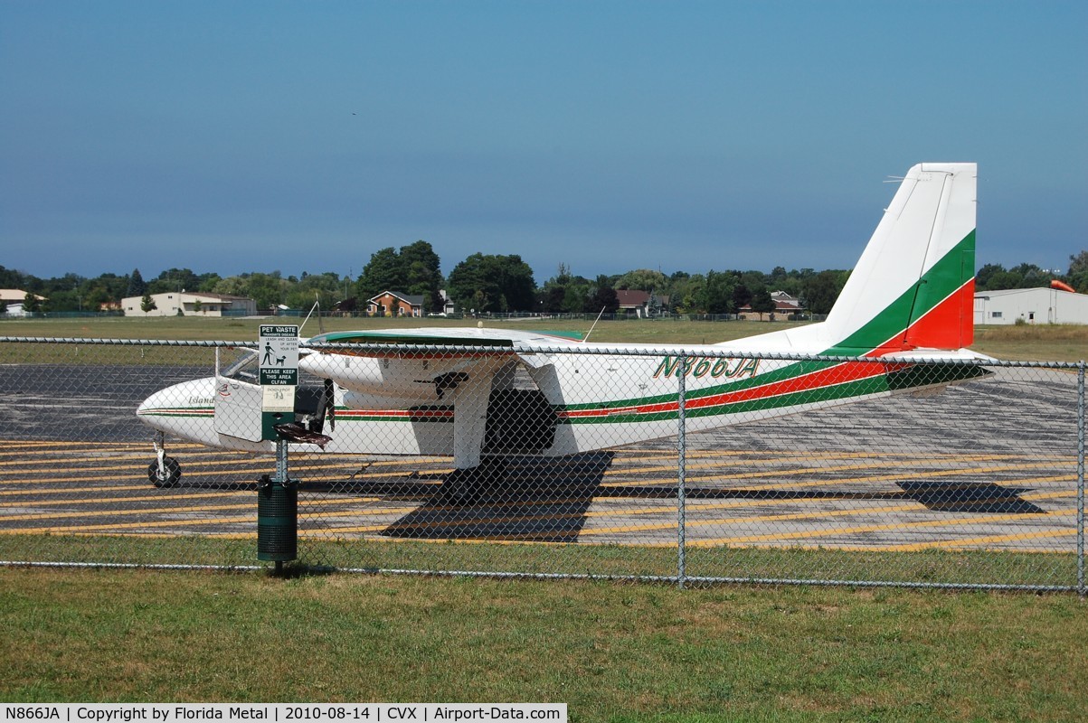 N866JA, 1970 Britten-Norman BN-2A Islander C/N 185, BN-2A