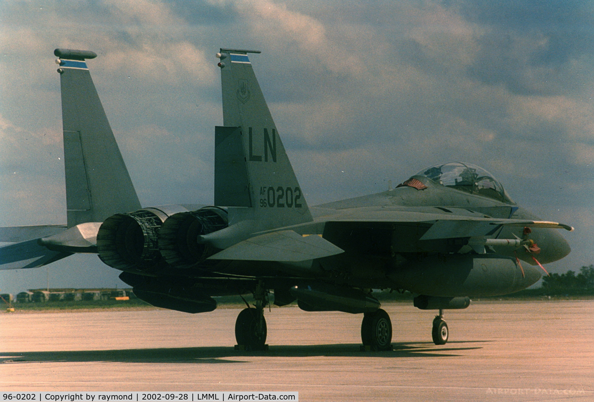 96-0202, 1996 McDonnell Douglas F-15E Strike Eagle C/N 1335/E212, F15 Eagle 96-0202 LN492 USAF