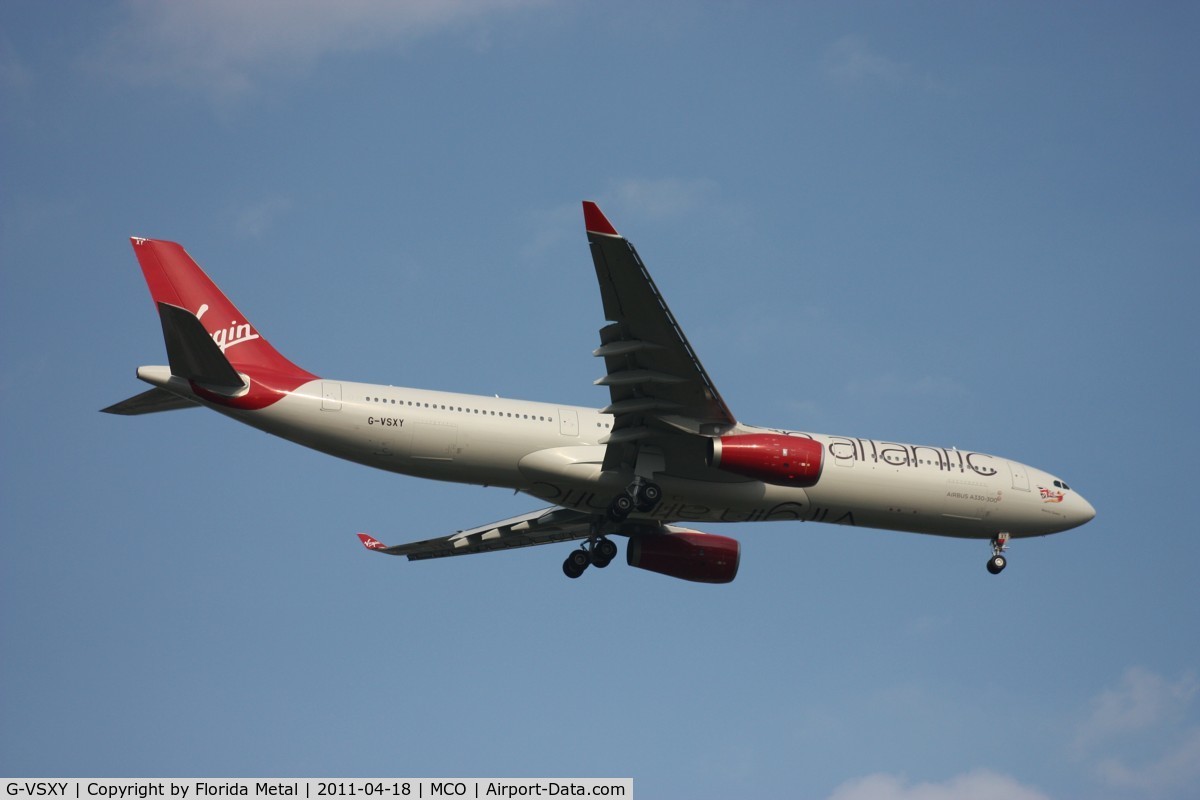 G-VSXY, 2010 Airbus A330-343X C/N 1195, Virgin A330