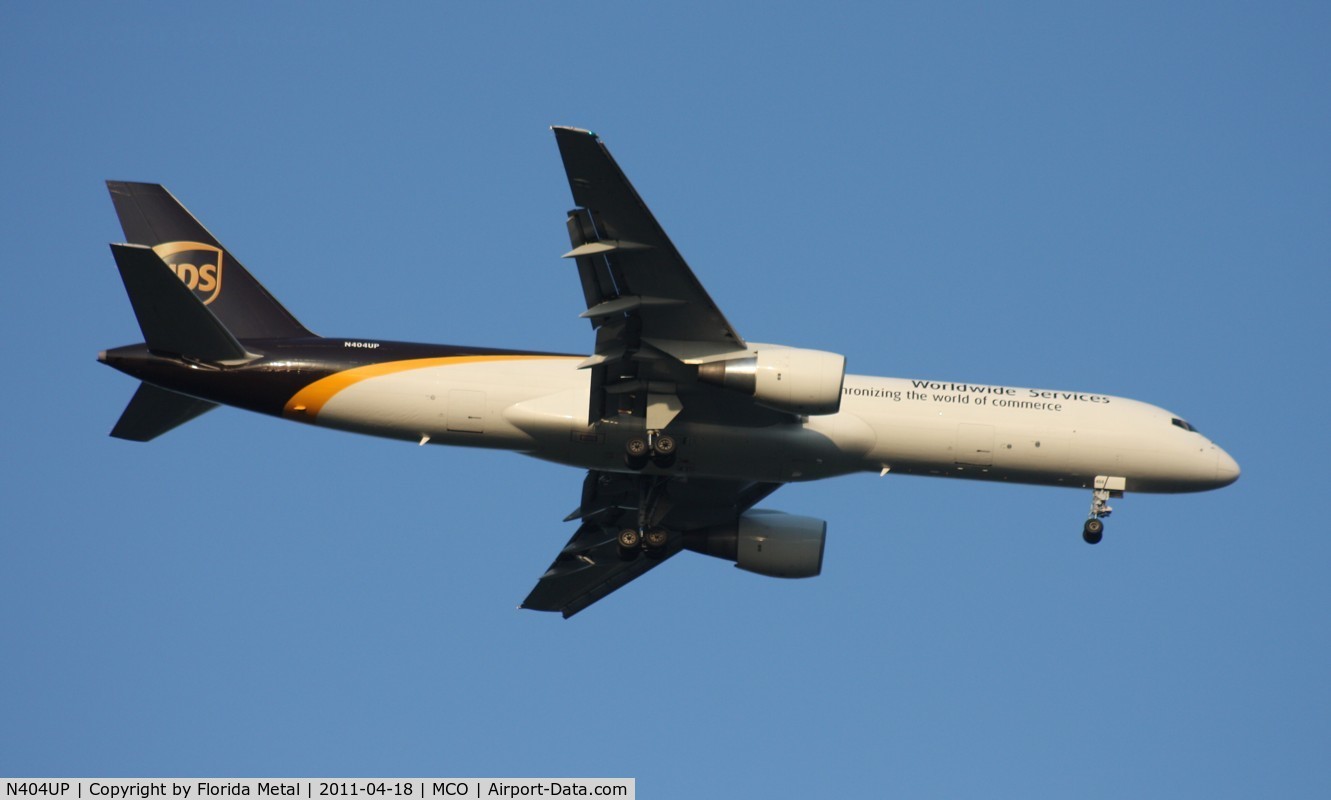 N404UP, 1987 Boeing 757-24APF C/N 23726, UPS 757