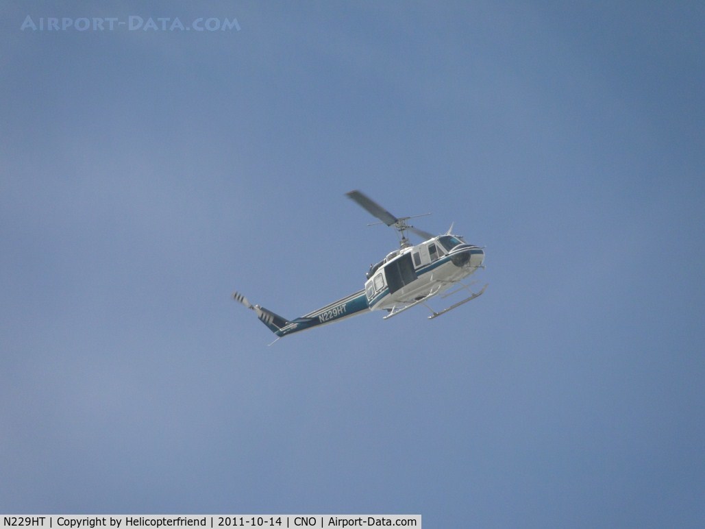 N229HT, 1980 Bell 205A-1 C/N 30330, Doing touch & go's and flights around the pattern