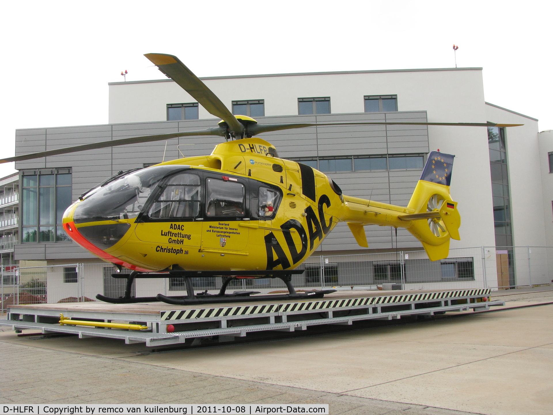 D-HLFR, 2005 Eurocopter EC-135P-2 C/N 0447, Christoph 16, Saarbrucken Hospital