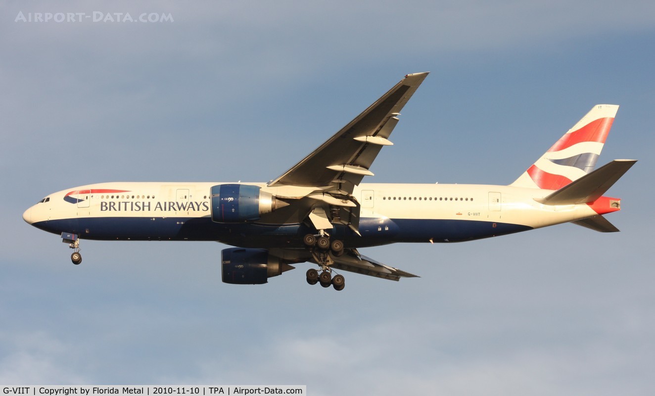 G-VIIT, 1999 Boeing 777-236 C/N 29962, British 777