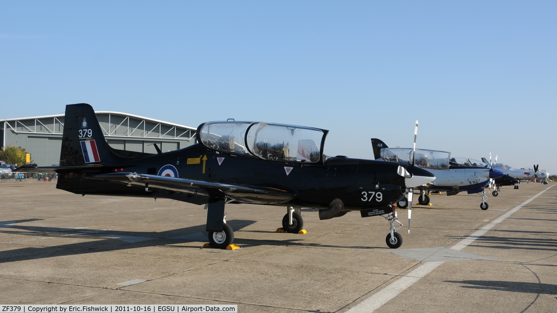 ZF379, 1992 Short S-312 Tucano T1 C/N S122/T93, 2. ZF379 at Duxford Autumn Air Show, October, 2011