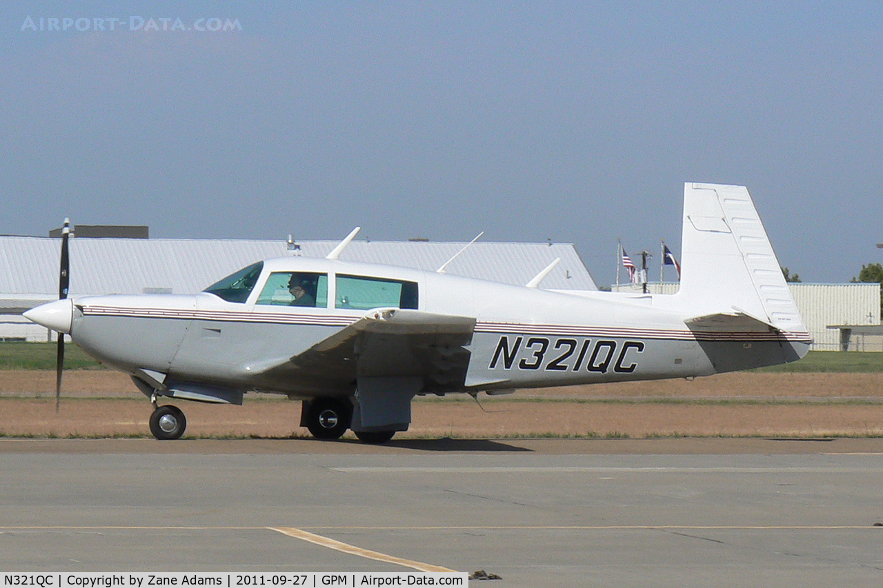 N321QC, 1980 Mooney M20K C/N 25-0353, At Grand Prairie Municipal