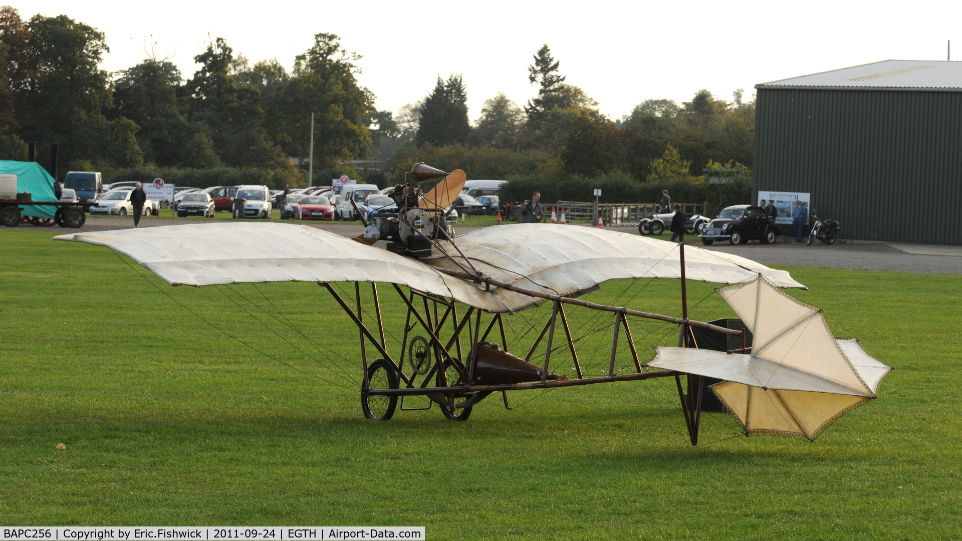 BAPC256, Santos-Dumont XX Demoiselle Replica C/N BAPC.256, BAPC256 (from Brooklands Museum) at the glorious Shuttleworth Uncovered Air Display, September 2011