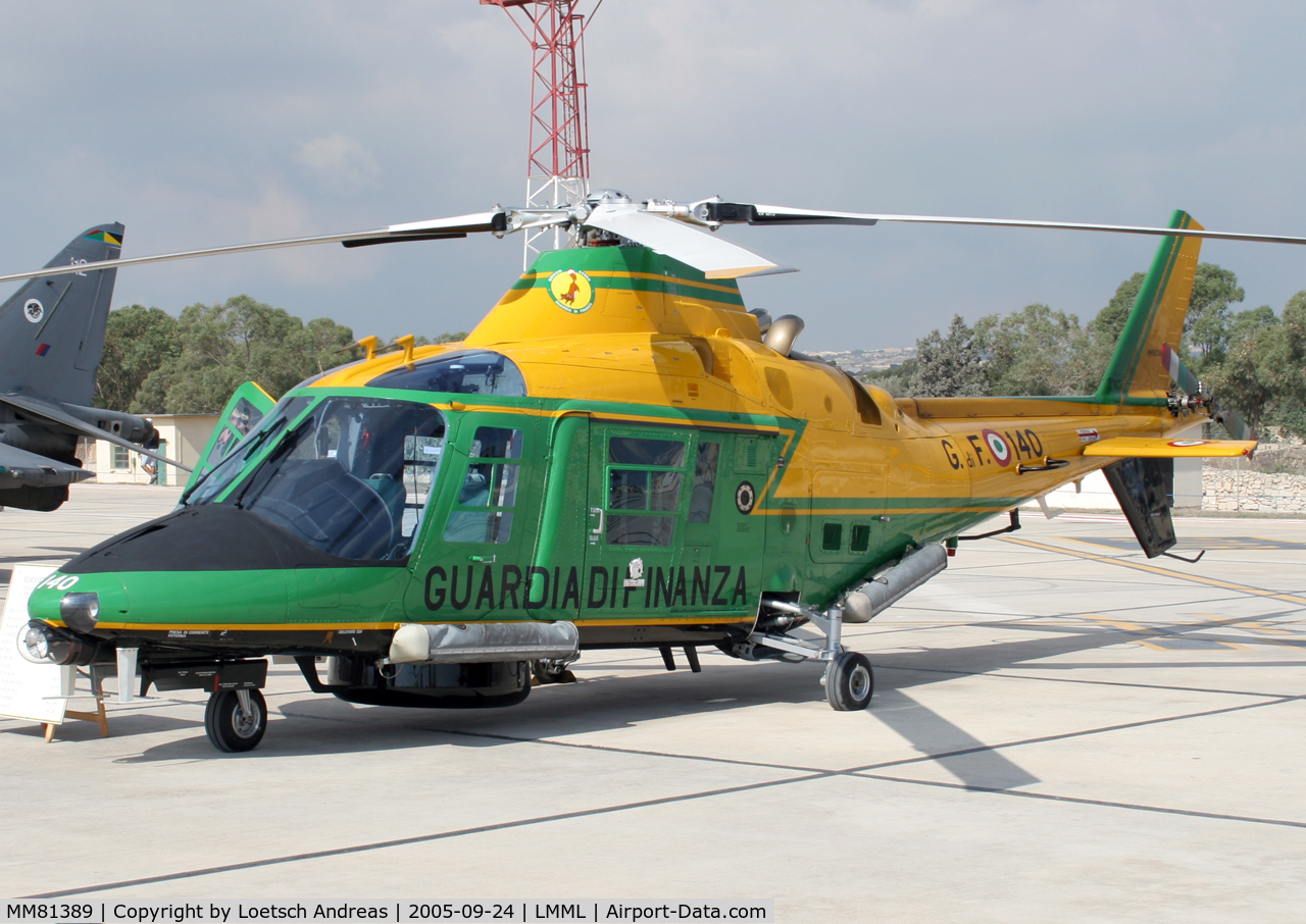 MM81389, Agusta A-109A Hirundo C/N 7440, Static display