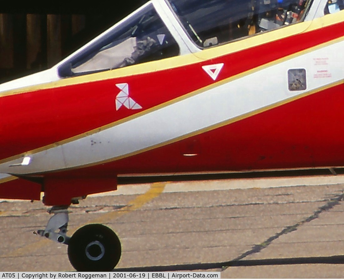 AT05, Dassault-Dornier Alpha Jet 1B C/N B05/1018, 50 YEARS 7 SQUADRON.RED COCOTE.