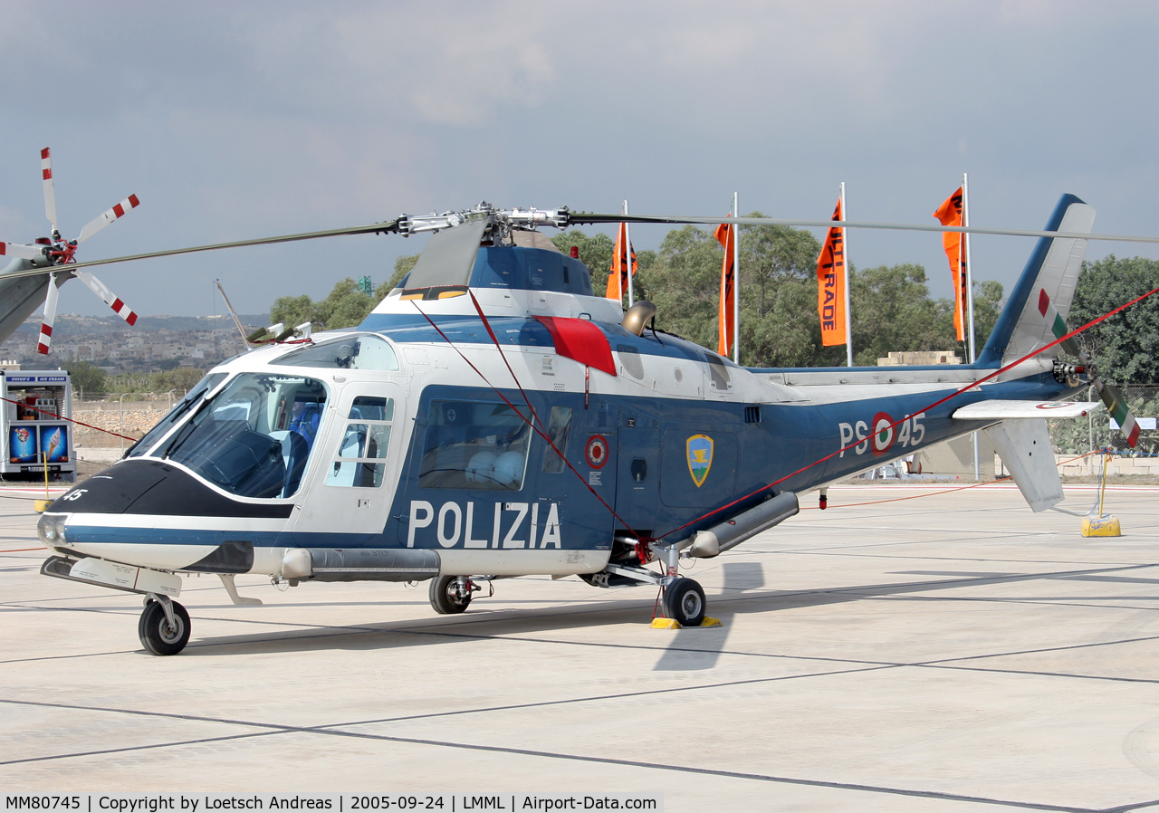 MM80745, Agusta A-109A Hirundo C/N 7161, Static display