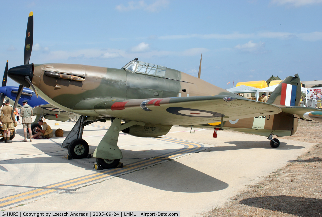 G-HURI, 1942 Hawker (CCF) Hurricane Mk12A C/N 72036, Static Display / Warbird