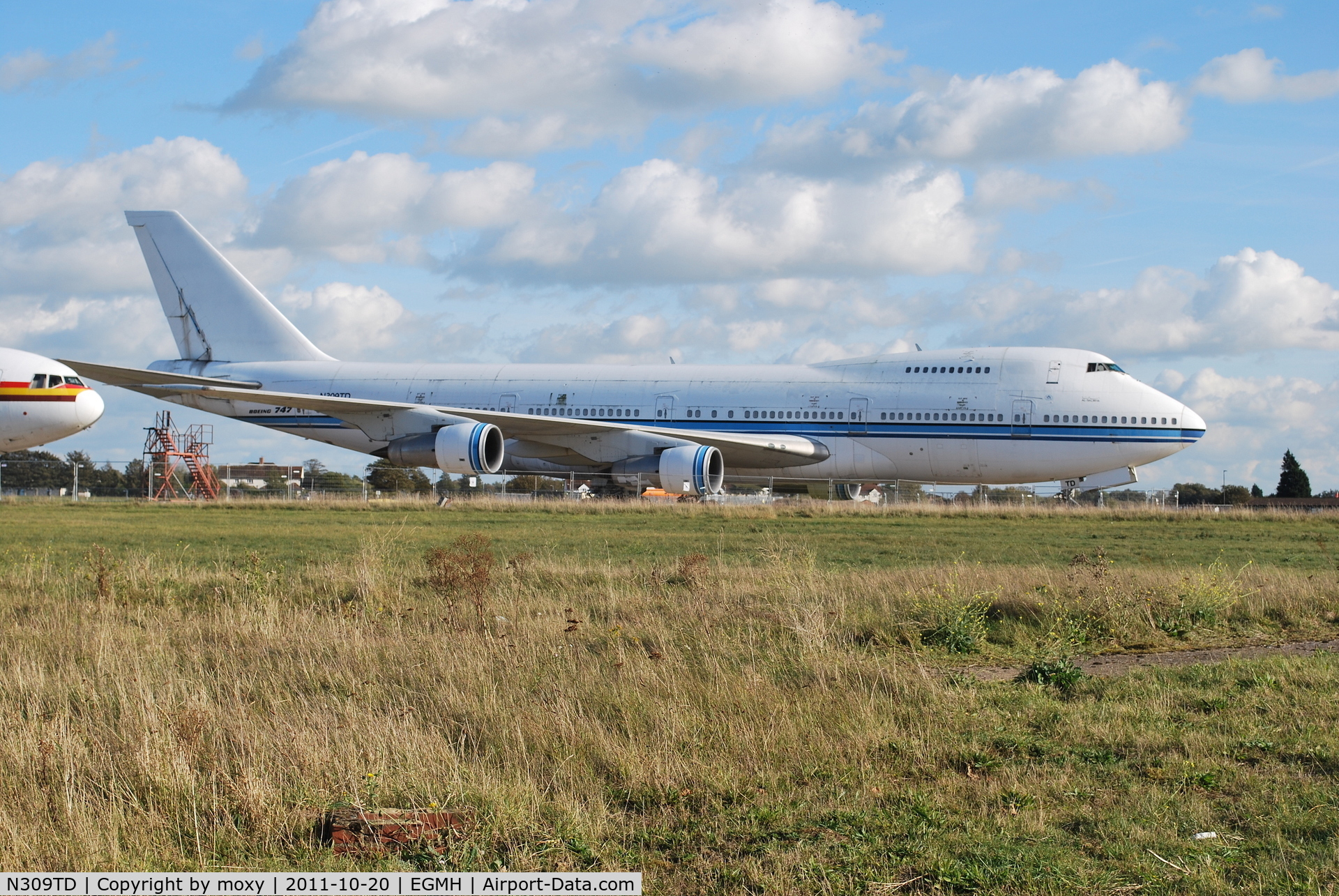 N309TD, 1981 Boeing 747-269B C/N 22740, Ex Kuwait Airways B747-269B in storage at Manston.