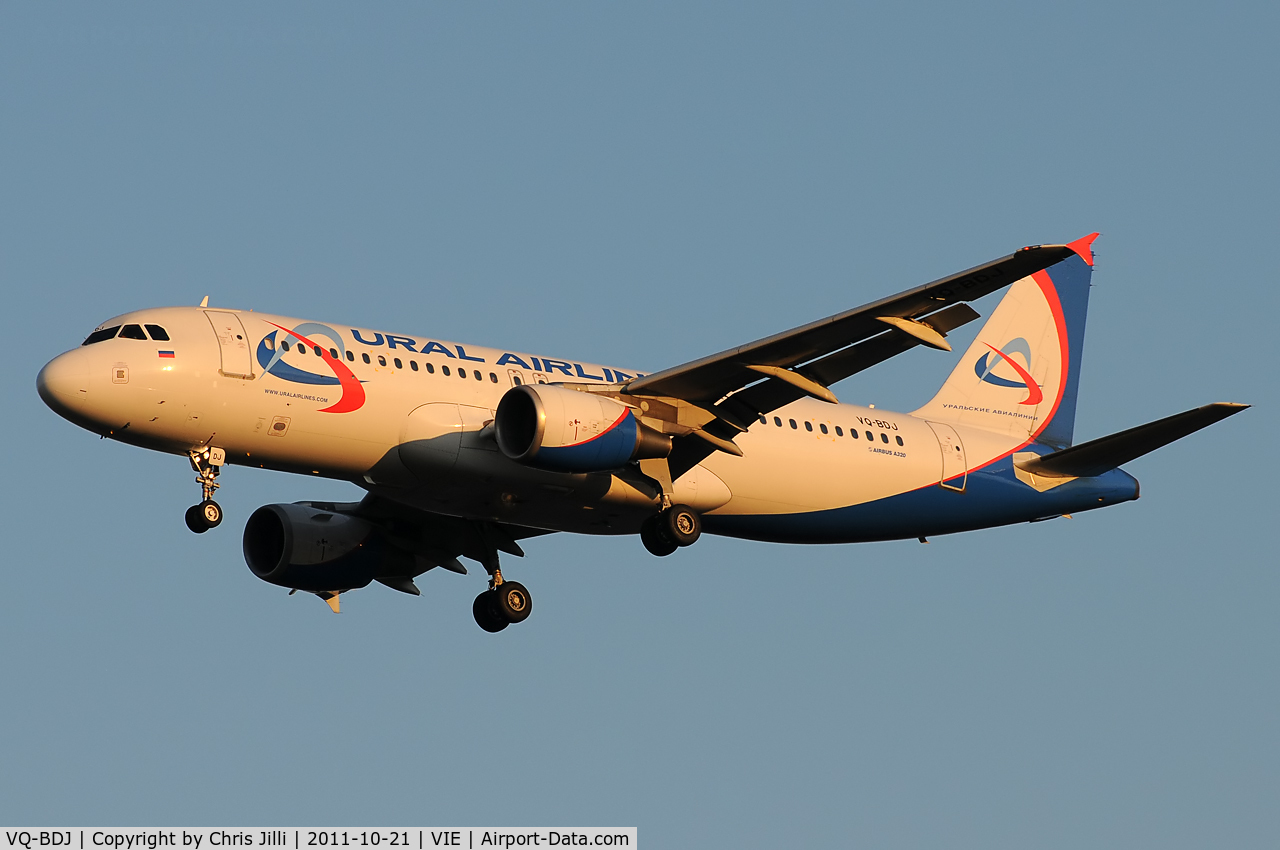 VQ-BDJ, Airbus A320-214 C/N 2175, Ural Airlines
