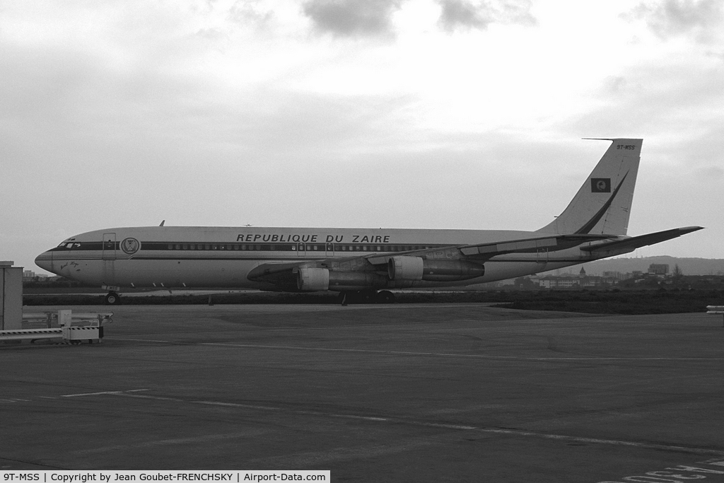 9T-MSS, 1968 Boeing 707-382B C/N 19969, REPUBLIQUE DU ZAIRE