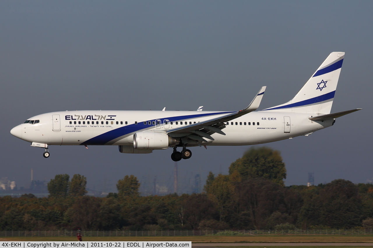 4X-EKH, 2009 Boeing 737-85P C/N 35458, EL AL Israel Airlines, Boeing 737-85P (WL), CN: 35485/2871, Name: Yarden