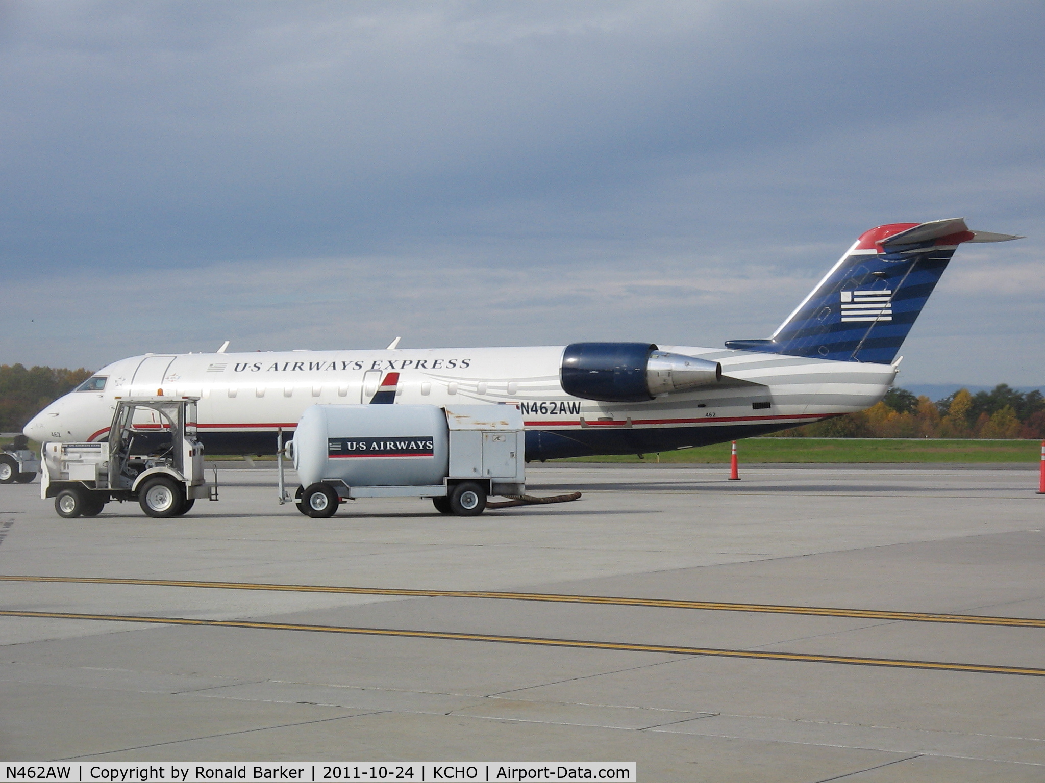 N462AW, 2003 Bombardier CRJ-200LR (CL-600-2B19) C/N 7875, CHO, VA