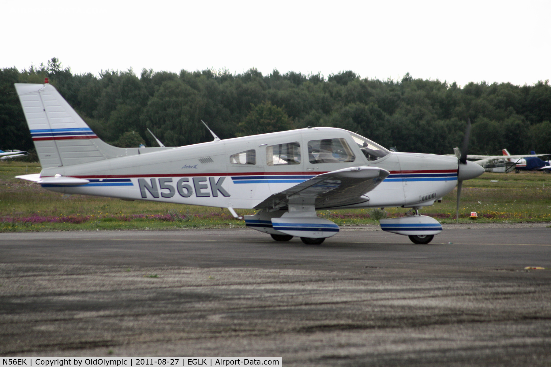 N56EK, Piper PA-28-181 C/N 2890145, Blackbushe 27AUG11