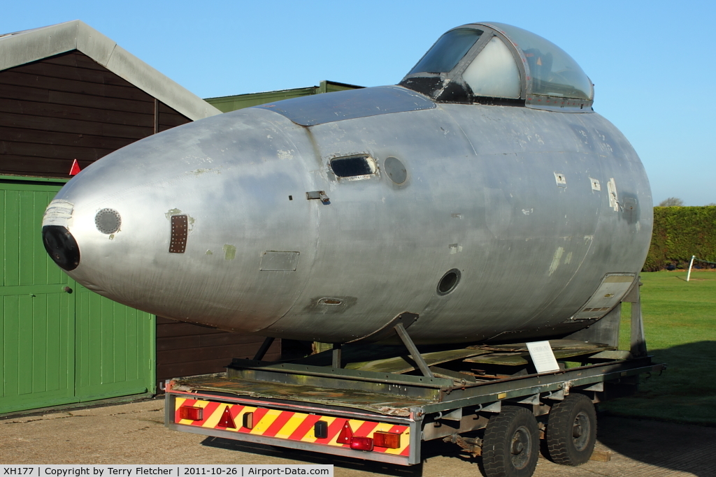 XH177, 1960 English Electric Canberra PR.9 C/N SH1741, At Newark Air Museum in the UK